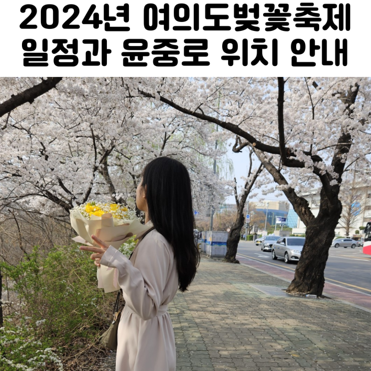  2024 영등포 여의도 벚꽃축제 봄꽃축제 기간 윤중로 위치