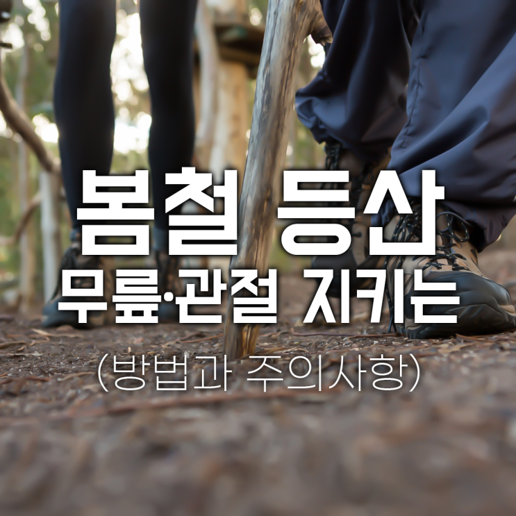  [활기찬 정형외과] 봄철 등산 무릎관절 지키는 방법과 주의사항