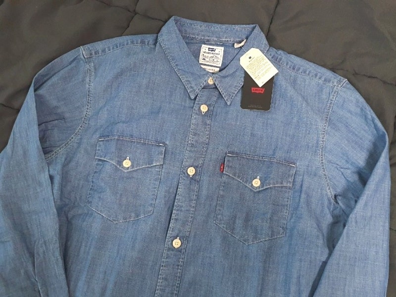 Levi's _ 리바이스 릴렉스핏 웨스턴 샴브레이 셔츠(A1919-0003) 후기