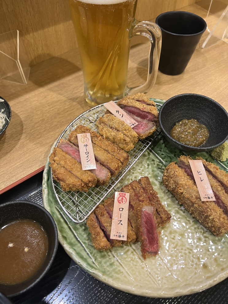 [오사카여행-2일차] 오사카 도톤보리 규카츠 맛집 "규카츠 교토 가츠규" 난바센니치마에점 예약 방문후기!!