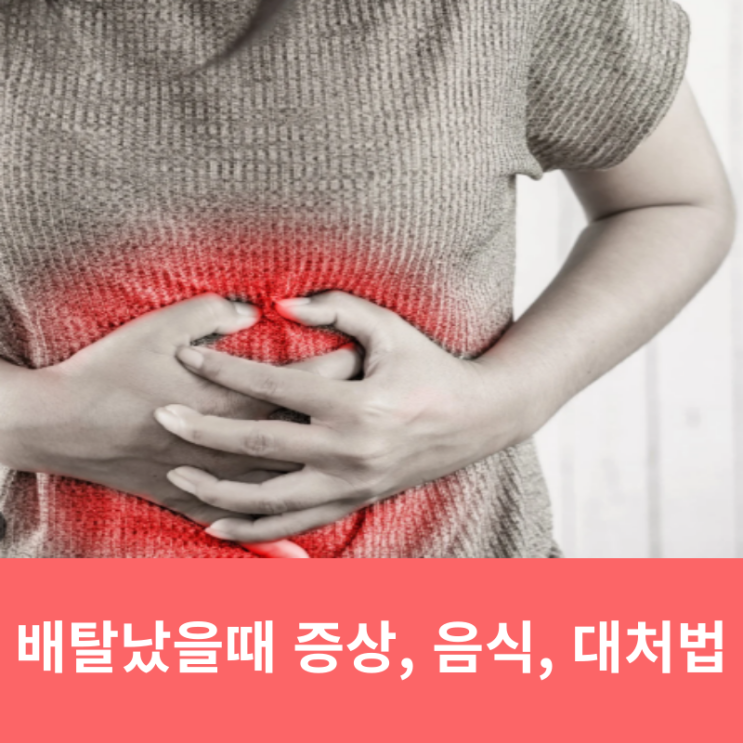  배탈났을때 증상 음식 약 대처법 뭐가 있을까