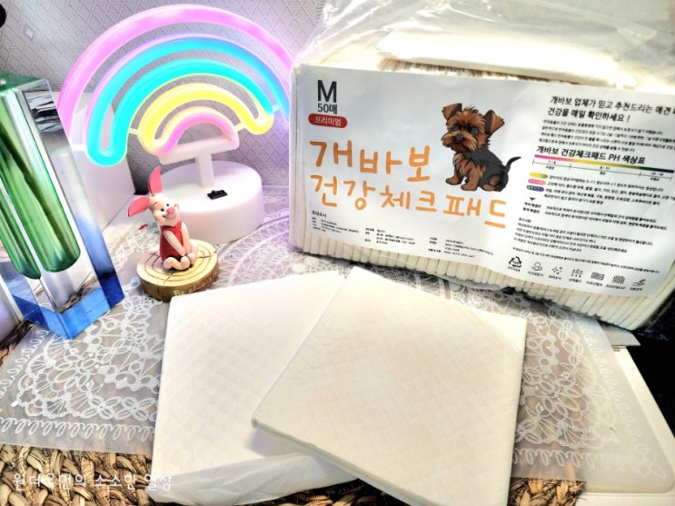  알 수 없는 반려견 건강체크 간편하게 소변패드로 체크해요