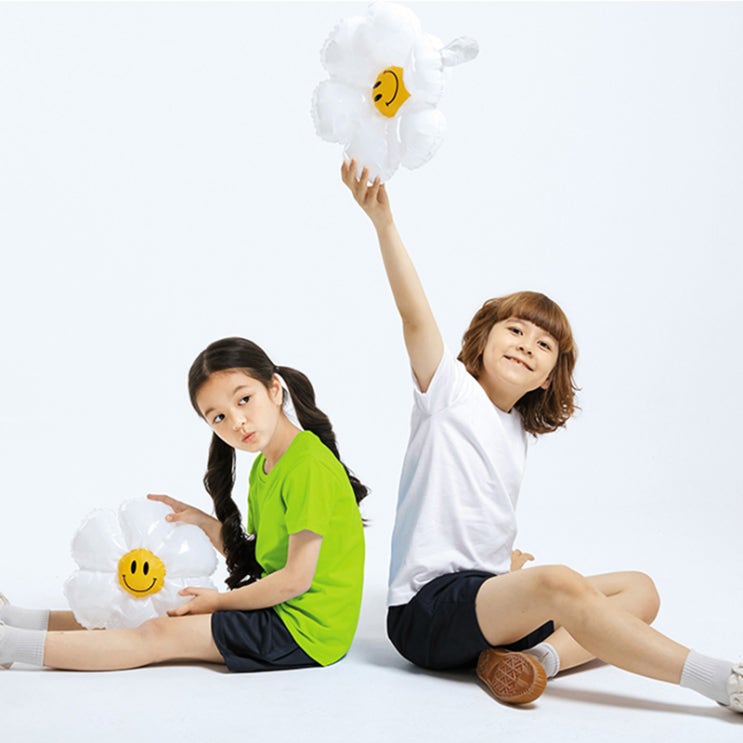  대구 단체티 / 에어로쿨 아동용 라운드 티셔츠 아동쿨론티 아동단체티 단체티제작 인쇄티셔츠 커스텀티셔츠 패밀리티셔츠 반팔티셔츠