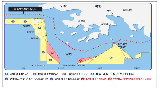 서해5도, 여의도 60배 어장 확대로 어업인 소득 증대와 민생안정 기여