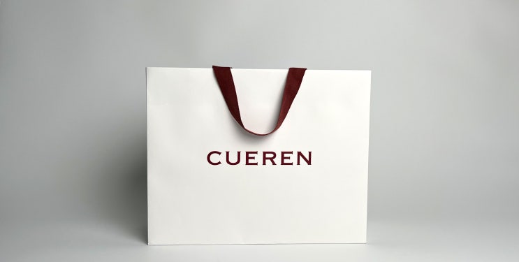  쿠에른 쇼핑백, Custom Luxury Bag, CUEREN, FSC, 쇼핑백 제조, 박스 제작, 친환경 쇼핑백, 고급쇼핑백, 개발