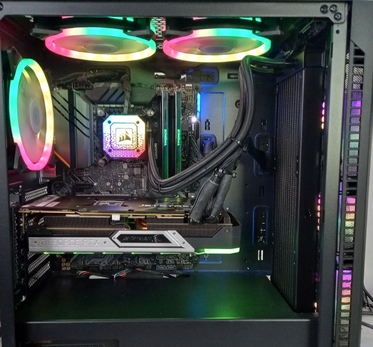  분당 판교 컴퓨터 CORSAIR 커세어 수냉쿨러 불량 교체 A/S 대행 서비스 조립