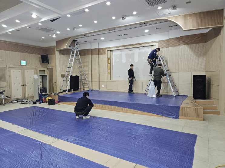  실내 강당, 교육관 LED스크린, 작은 영화관을 만들어보세요