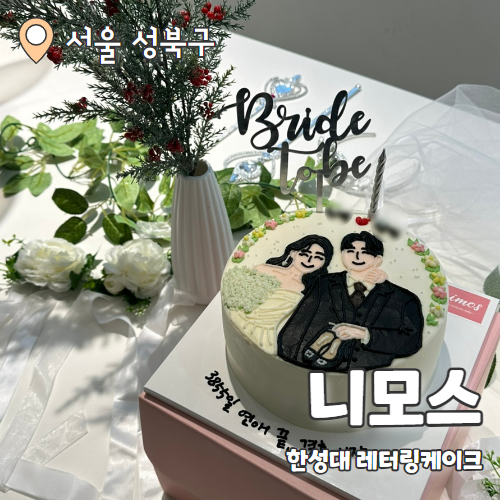  니모스 : 한성대 레터링 케이크추천 내돈내산 후기