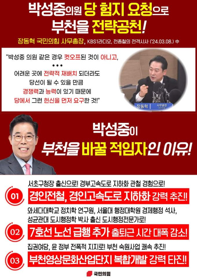 <b>박성중</b> 의원, ‘전략공천’의 진실