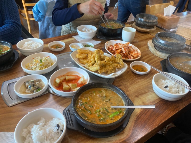 까치울 이재옥 남원추어탕에서 가족들과 점심먹기