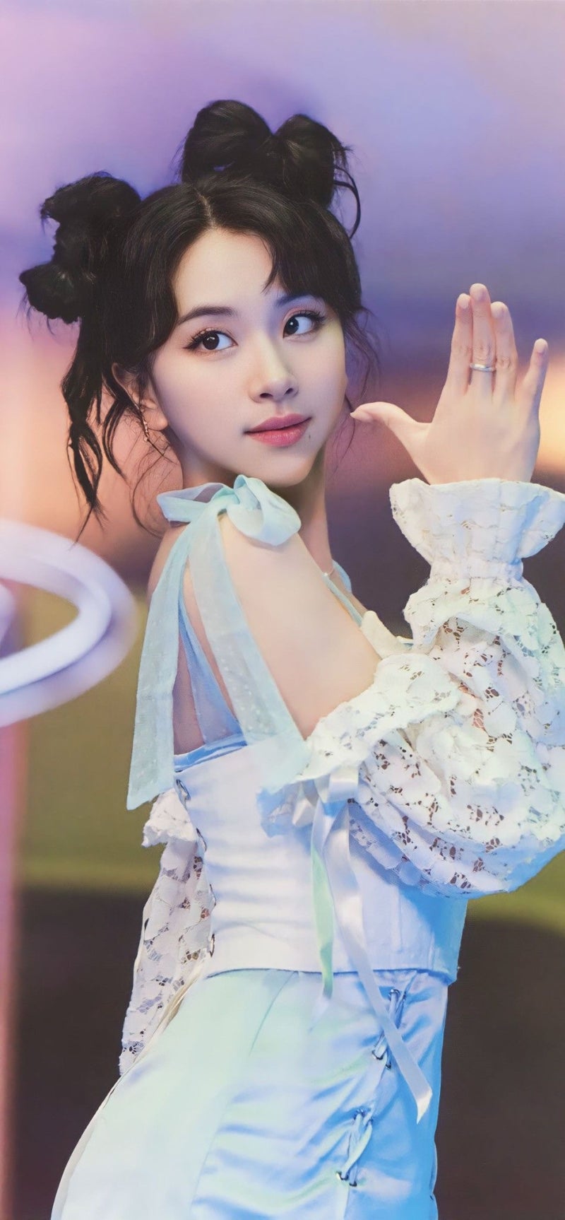 TWICE Chaeyoung iPhone Wallpapers: Tattoos, Black Hair, High Quality