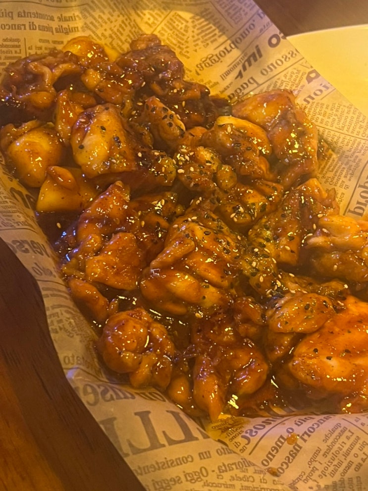  천안 불당동 꾸브라꼬 숯불 두 마리 치킨