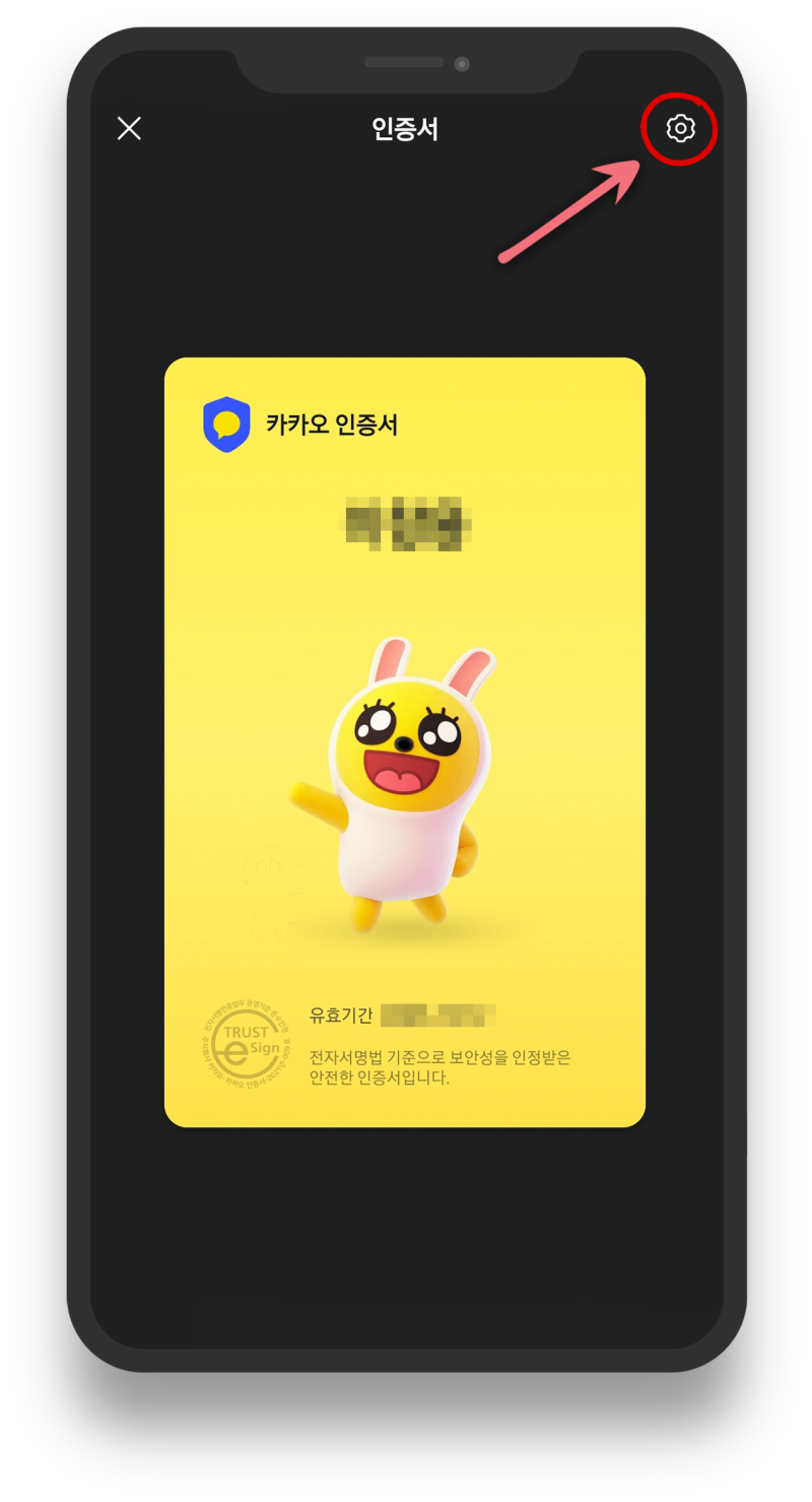 카카오톡 인증서 발급, 삭제 방법 간편하게 : 네이버 블로그