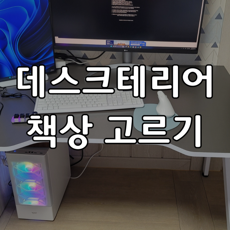  데스크테리어 책상 고르기