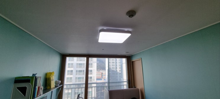  사천 삼천포 방 LED 전등 조명 교체 설치 ( 대경 파미르 )