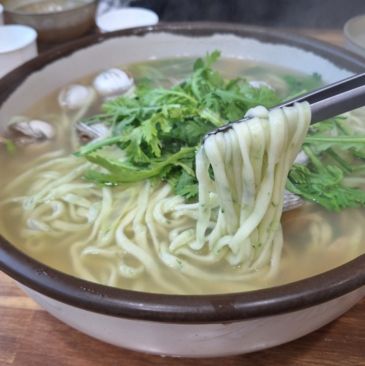  오월드 맛집 송원칼국수 직영점_ 손칼국수, 부추감자전 내돈내산 솔직후기입니다