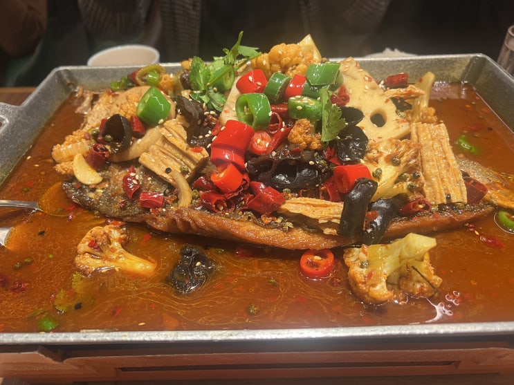  영국 런던 마라 물고기 중식 맛집: 바슈 (Barshu)