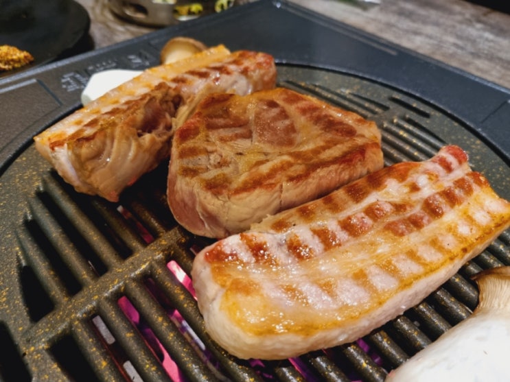  미금역 삼겹살 구워주는 존맛 고기집 육분당
