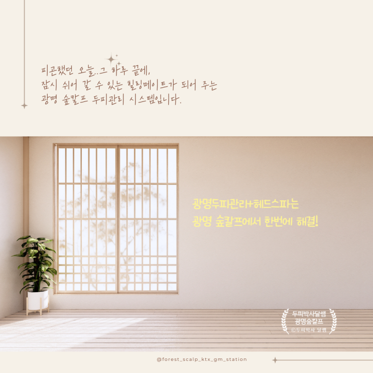  광명두피관리 광명숲칼프: 두피 건강의 시작