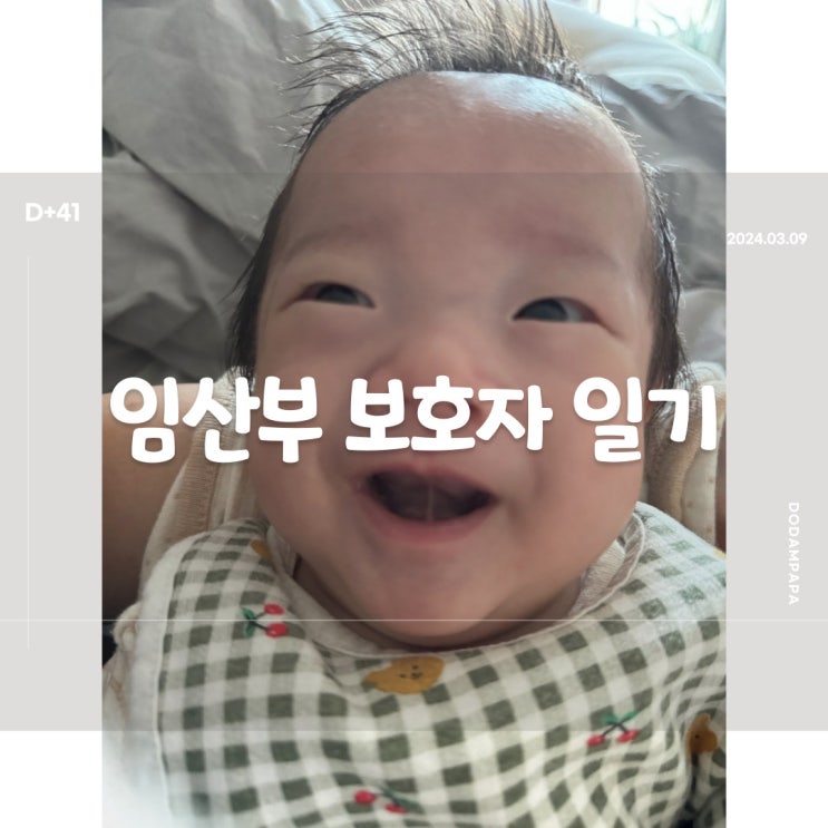 2024.03.09 임산부 보호자 일기 D+41일 2024.03.09 임산부 보호자 일기 D+41일