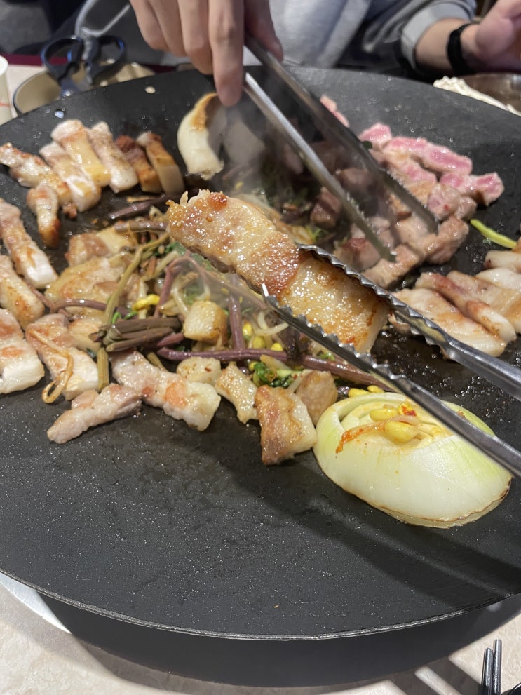 안양 범계역내돈내산맛집 오복솥뚜껑