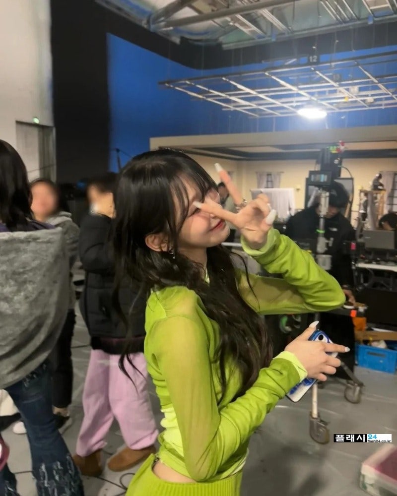 몸매가 많이 성장한 프로미스나인 백지헌