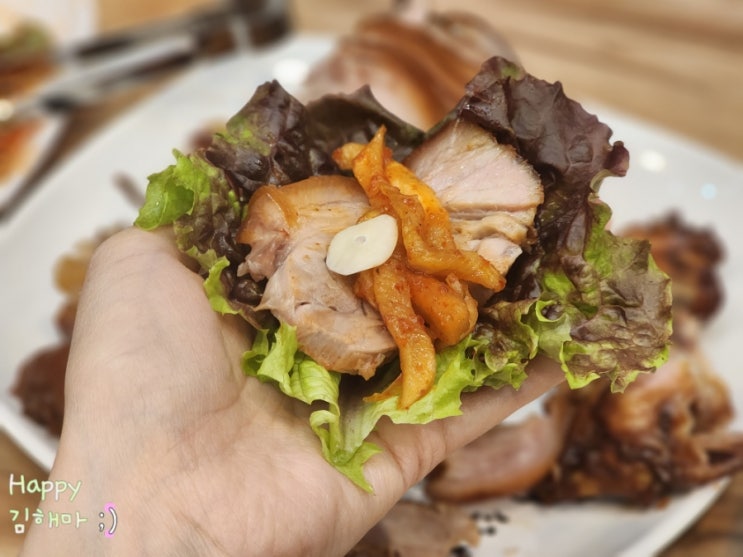  어리굴젓 막국수 서비스 족발맛집 장충당 운정1호점