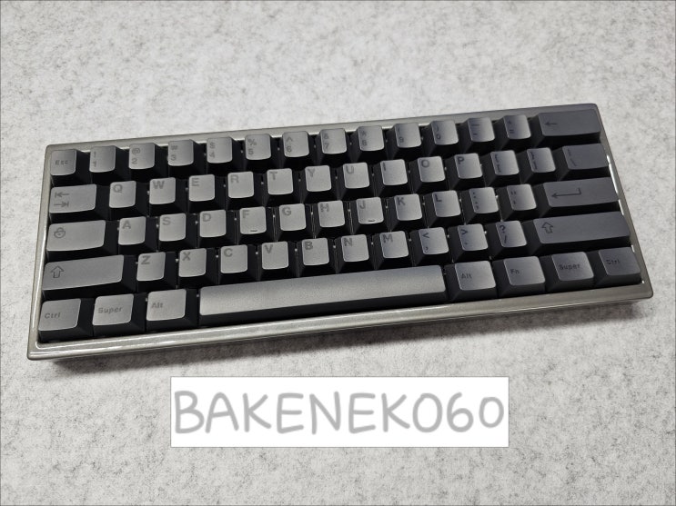  60% 미니 배열 키보드 BAKENEKO60 재빌드