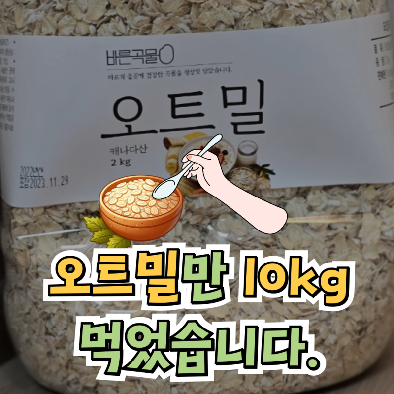 일주일에 1kg씩 감량하는 오트밀죽 요리법 - 참치 김치 계란 활용