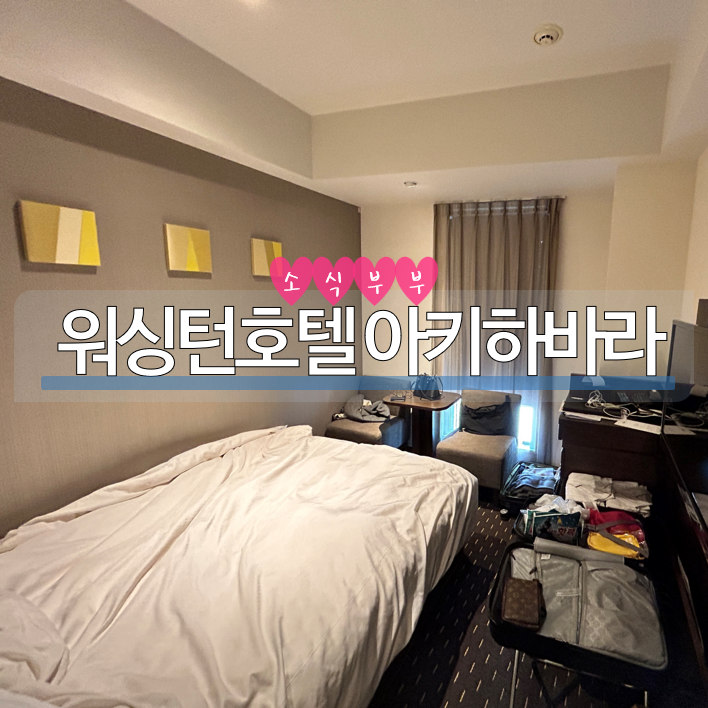  [일본/도쿄] 도쿄 추천 호텔 '워싱턴 호텔 아키하바라' 세미더블룸