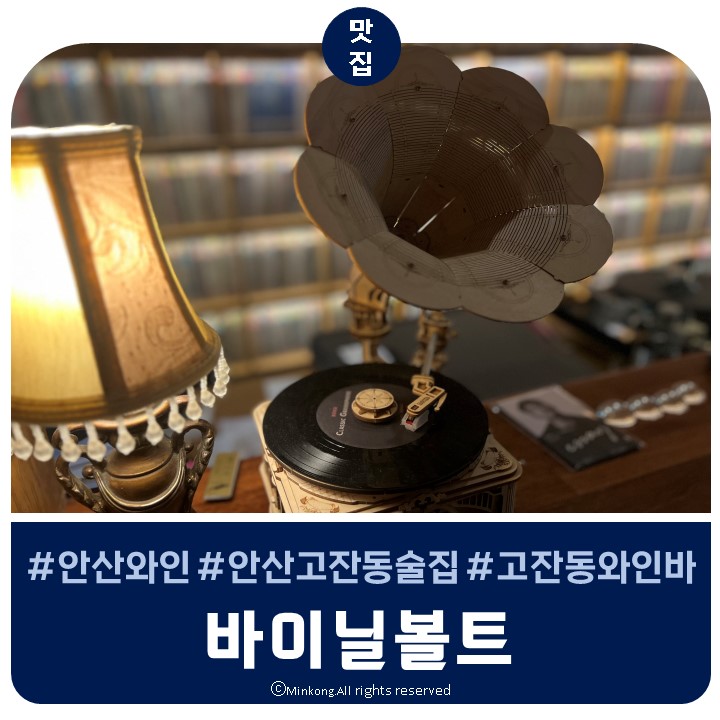  안산 고잔동 와인바 - 바이닐볼트 귀호강하고 분위기 찢었다!