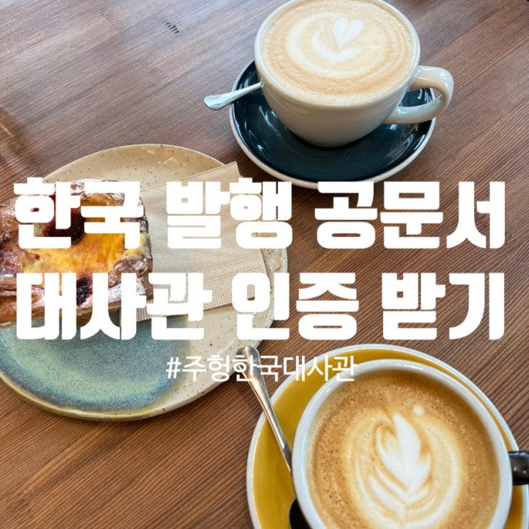  헝가리 남자랑 헝가리에서 혼인신고하기 03. 한국 발행 공문서 대사관 인증 받기