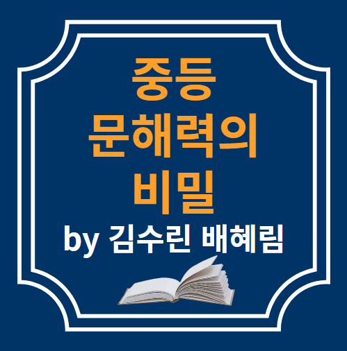 중등 문해력의 비밀 by 김수린 배혜림(독서가 답이다)