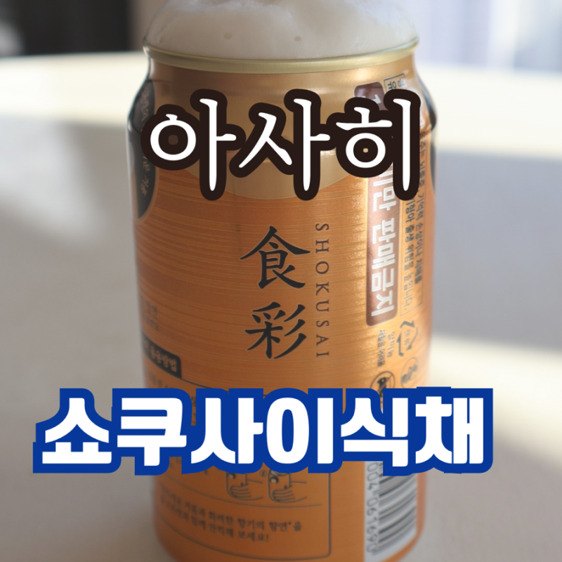 아사히 쇼쿠사이 식채 개인적인후기