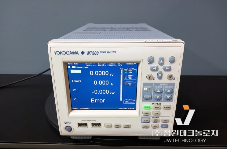  WT500 파워아날라이저 Yokogawa Power Analyzer 렌탈 및 판매