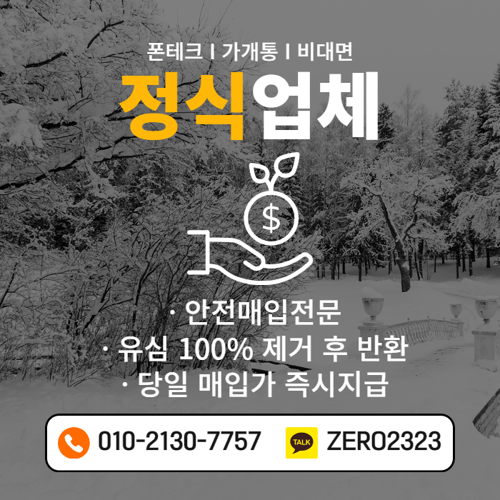  무주비대면폰테크 어렵지않아요