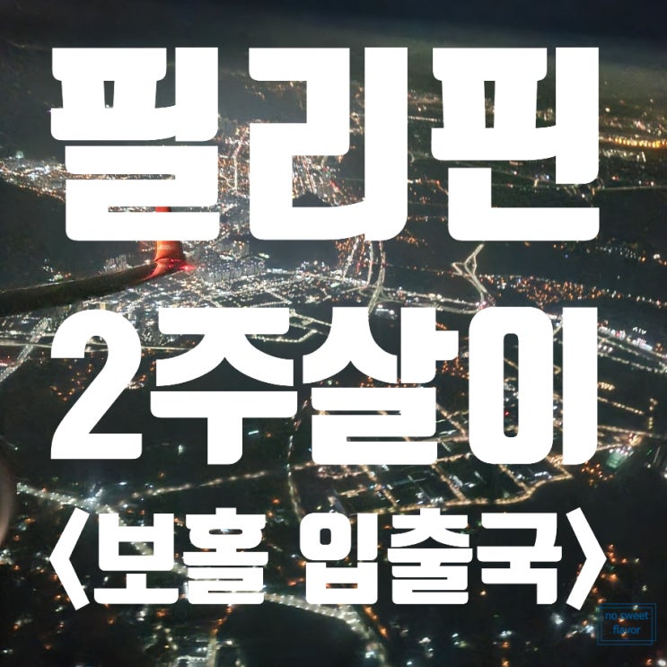  2024 필리핀 2주살이 <1탄 보홀 입출국 팁> (비행기 좌석 추천! 앞좌석 산다? 만다?) (공항에서 헤난까지 툭툭 비용은?)