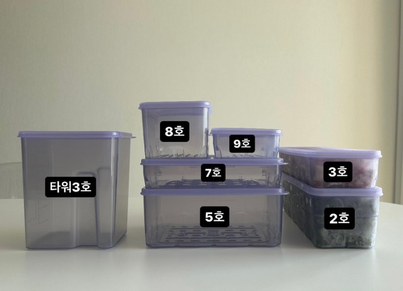[내돈내산] 땡스소윤 냉동용기 :: 4번째 구매한 3개월 실사용 후기(크기비교, 장단점 등)