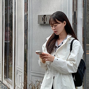 네파 봄자켓 듀라이크 봄코디 필수 레인코트