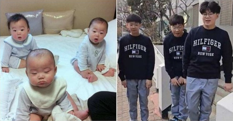 &lt;연예가핫이슈&gt; 급속 확산 중인 '슈돌' 삼둥이 근황...네티즌들 옷 보고 폭소한 이유 (영상)