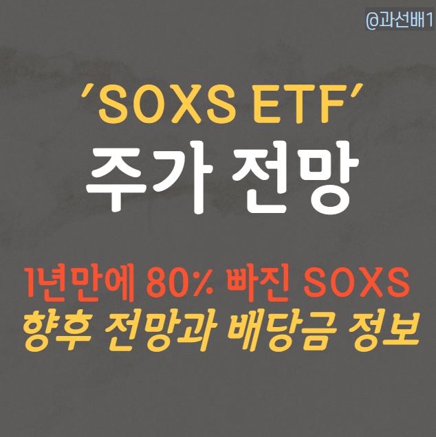  SOXS ETF 주가, 배당 정보 - 반도체 주식 언제 떨어질까