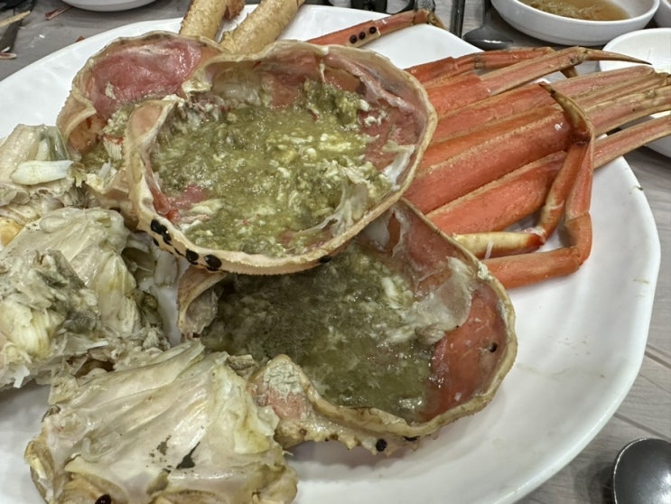  부산 대게 맛집, 수율 좋고 가성비 좋은 사상 대게와친구