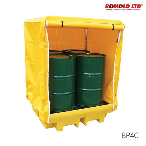 천막형 드럼 옥외 저장소 Romold BP4C/BP8C Spill Control for Drum