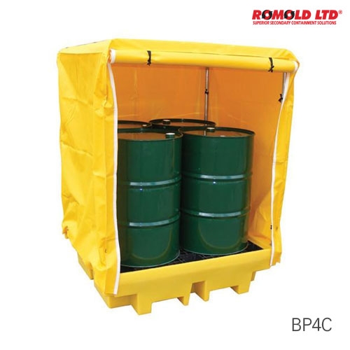  천막형 드럼 옥외 저장소 Romold BP4C/BP8C Spill Control for Drum