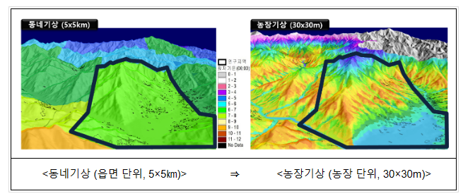 농장 단위 ‘기상재해 예측정보’ 75개 시군으로 확대