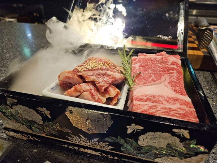 지즐 한우 오마카세 먹고 배터짐