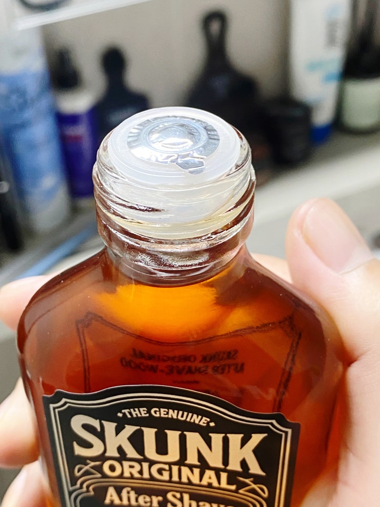  스컹크 오리지날 에프터 쉐이브 스킨, 집에서 바버샵 느낌을~