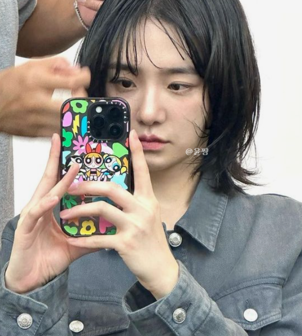  단발 레이어드컷 연예인 머리 단발 허쉬컷 레이어드 단발