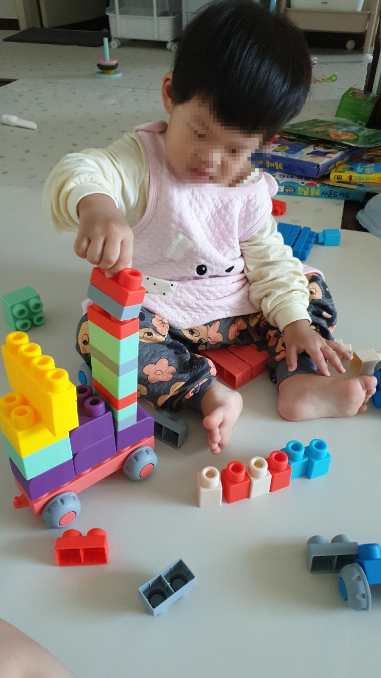 해피플레이 아기 실리콘 소프트 블럭 80pc 해피플레이 아기 실리콘 소프트 블럭 80pc