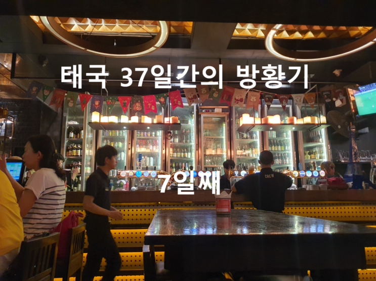  [태국 37일간의 방황기] 7일째 뭄 알러이 TTCM 마사지센터 Lamchang 야시장 길거리 닭꼬치 맛집 수 목 금 야시장 Beer Lab